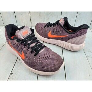 Nike Lunarglide 8 Running Shoes Women's Sz 6.5  Plum Fog Bright Mango 843726-501